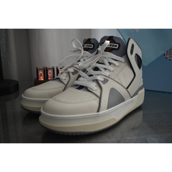 Just Don Basketball Courtside Hi ‘White Grey’ (32JUSQ01-226350-99) – Size 46 EU - Picture 10 of 16